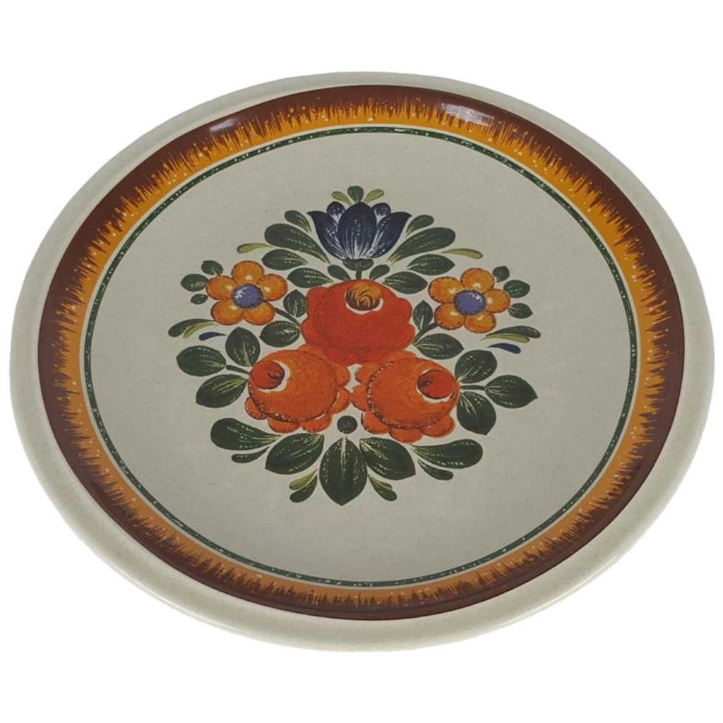 [458133108] Speiseteller Essteller 24,5 cm Winterling Röslau bunte Blumen gebraucht - gut Bild 2