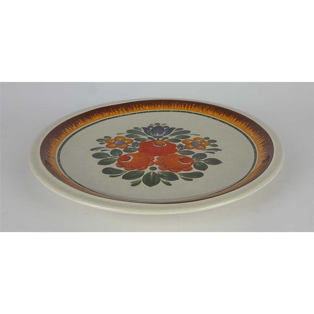 [458133108] Speiseteller Essteller 24,5 cm Winterling Röslau bunte Blumen gebraucht - gut Bild 3