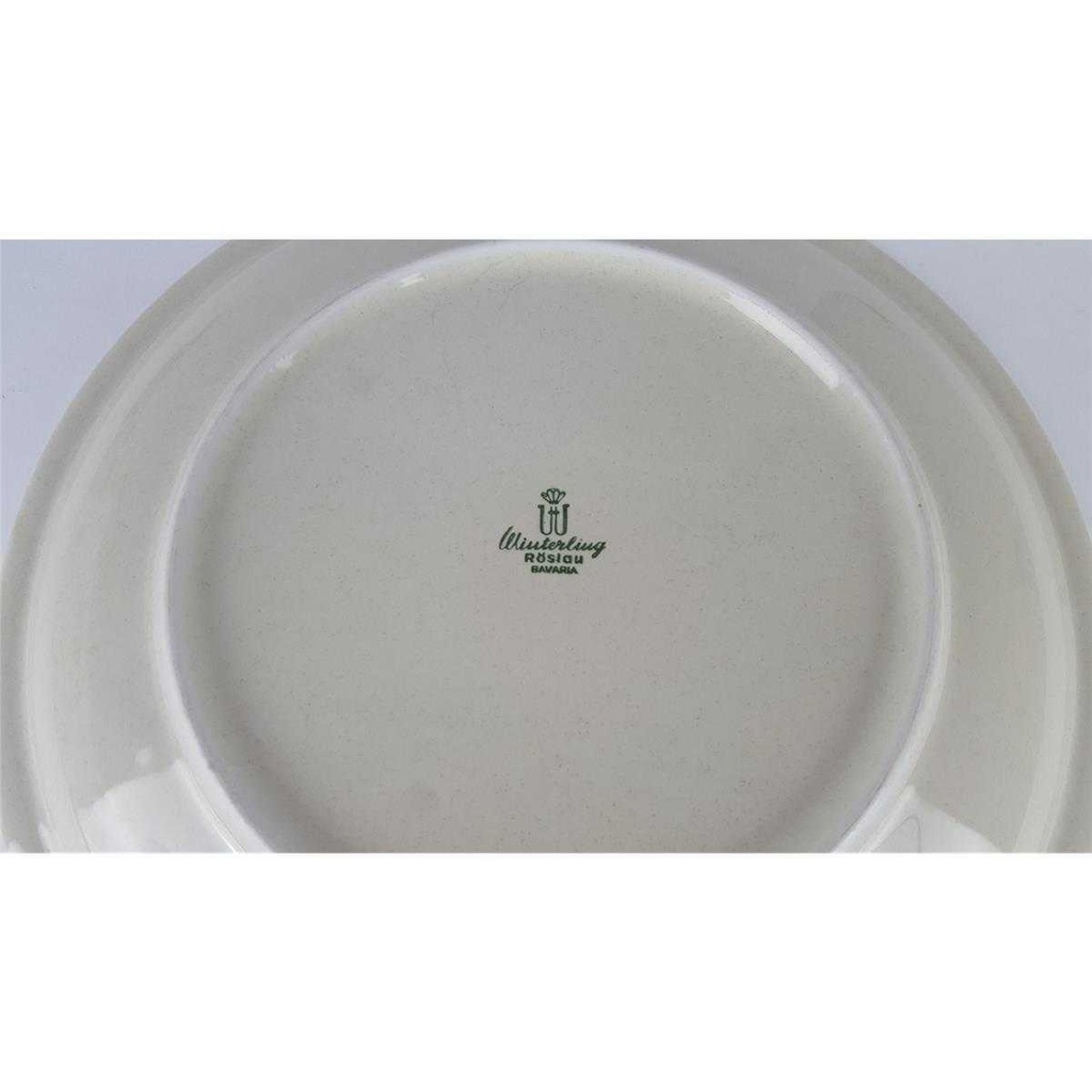 [458133108] Speiseteller Essteller 24,5 cm Winterling Röslau bunte Blumen gebraucht - gut Bild 4