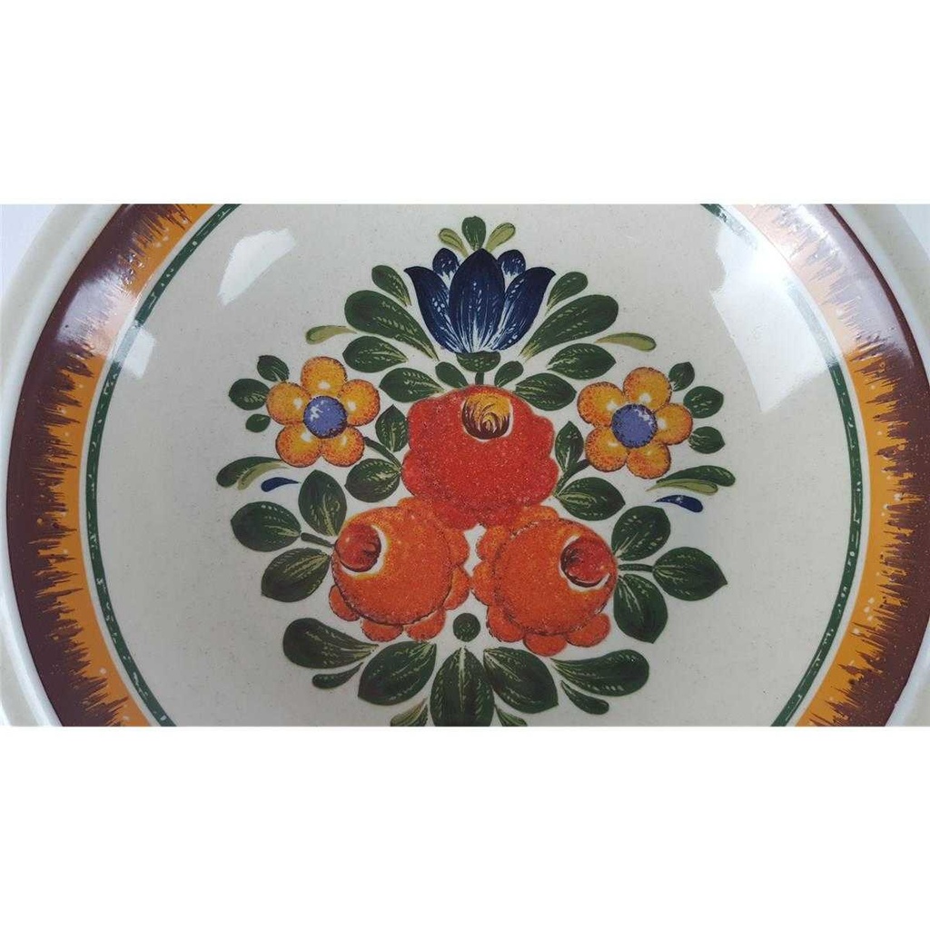 [458133109] Suppenteller 19,7 cm Winterling Röslau bunte Blumen gebraucht - gut Bild 3