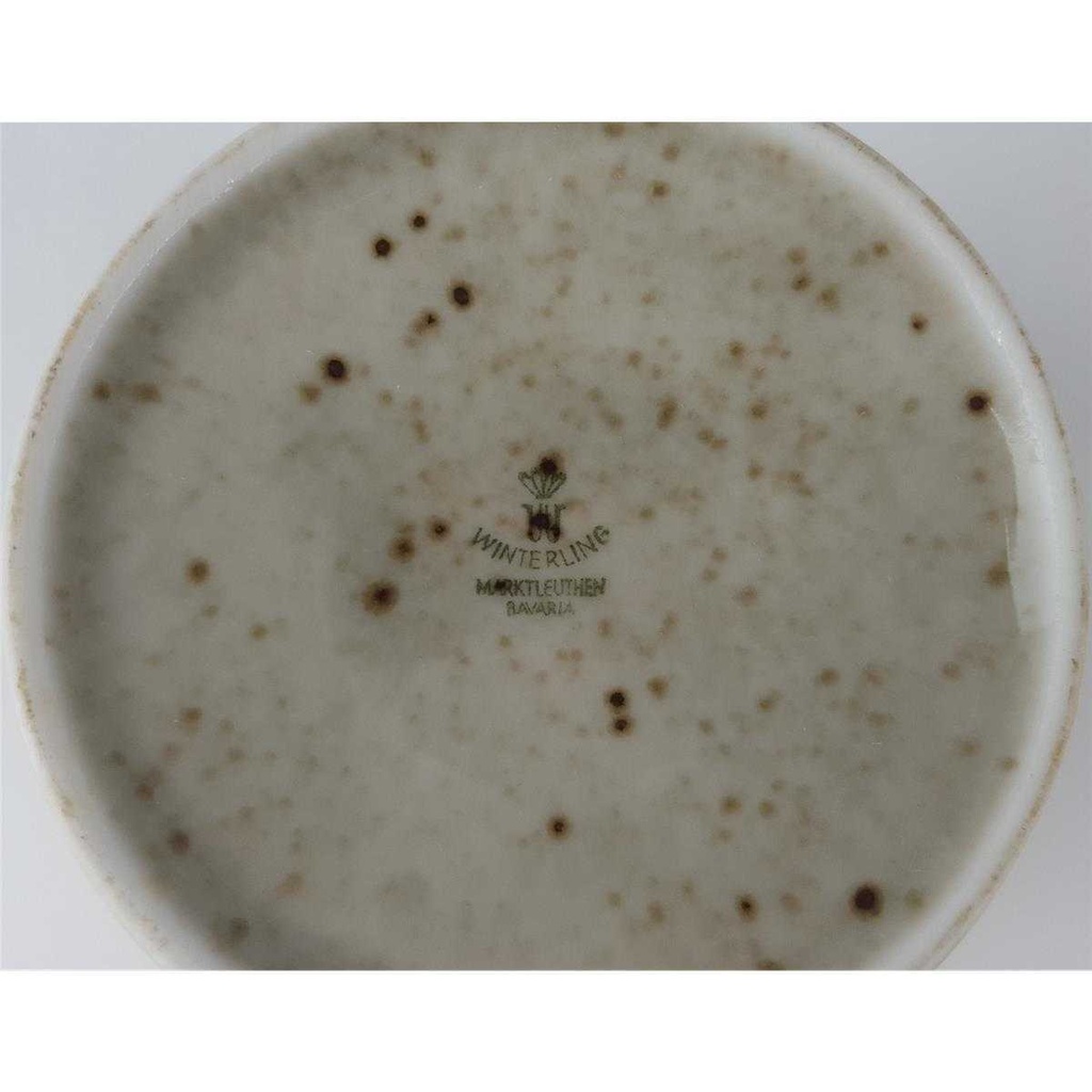 [458133116] Zuckerdose Winterling Marktleuthen Blumenmotiv grün gebraucht - sehr gut Bild 4