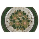 [458133118] Kuchenteller Dessertteller 19,7 cm Winterling Marktleuthen Blumenmotiv grün gebraucht - sehr gut Bild 2