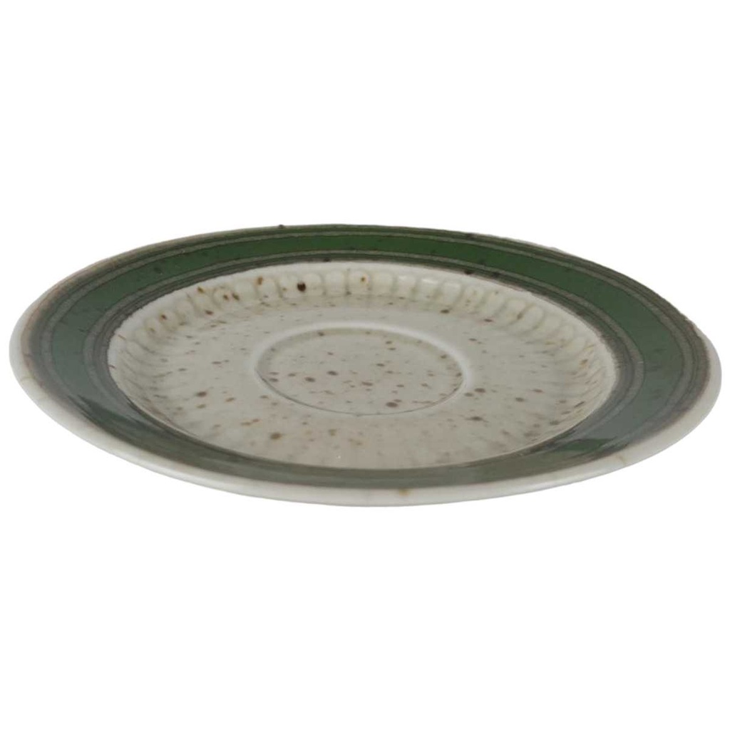 [458133119] Untertasse für Kaffee 14,2 cm Winterling Marktleuthen Blumenmotiv grün gebraucht - sehr gut Bild 2
