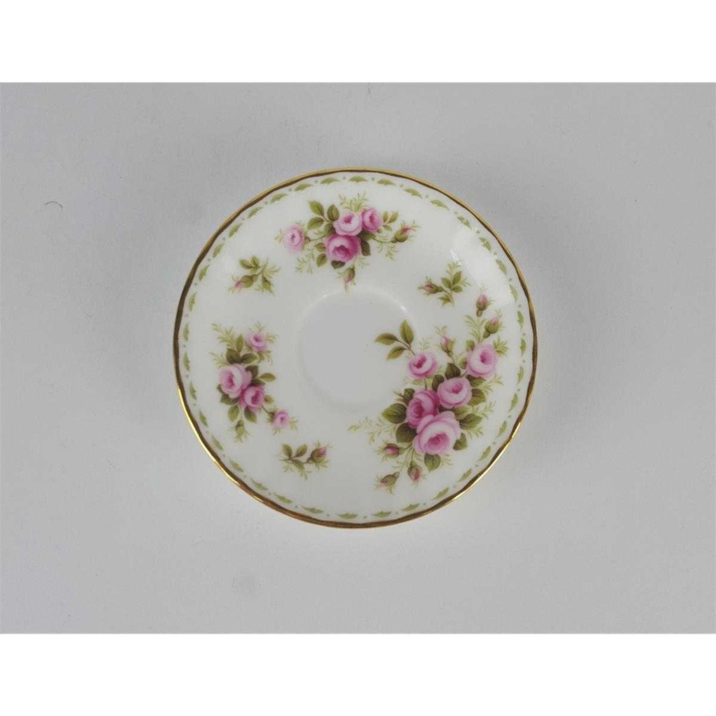 [458133129] Miniaturtasse mit Untertasse Royal Albert Flower of The Month June gebraucht - sehr gut Bild 4