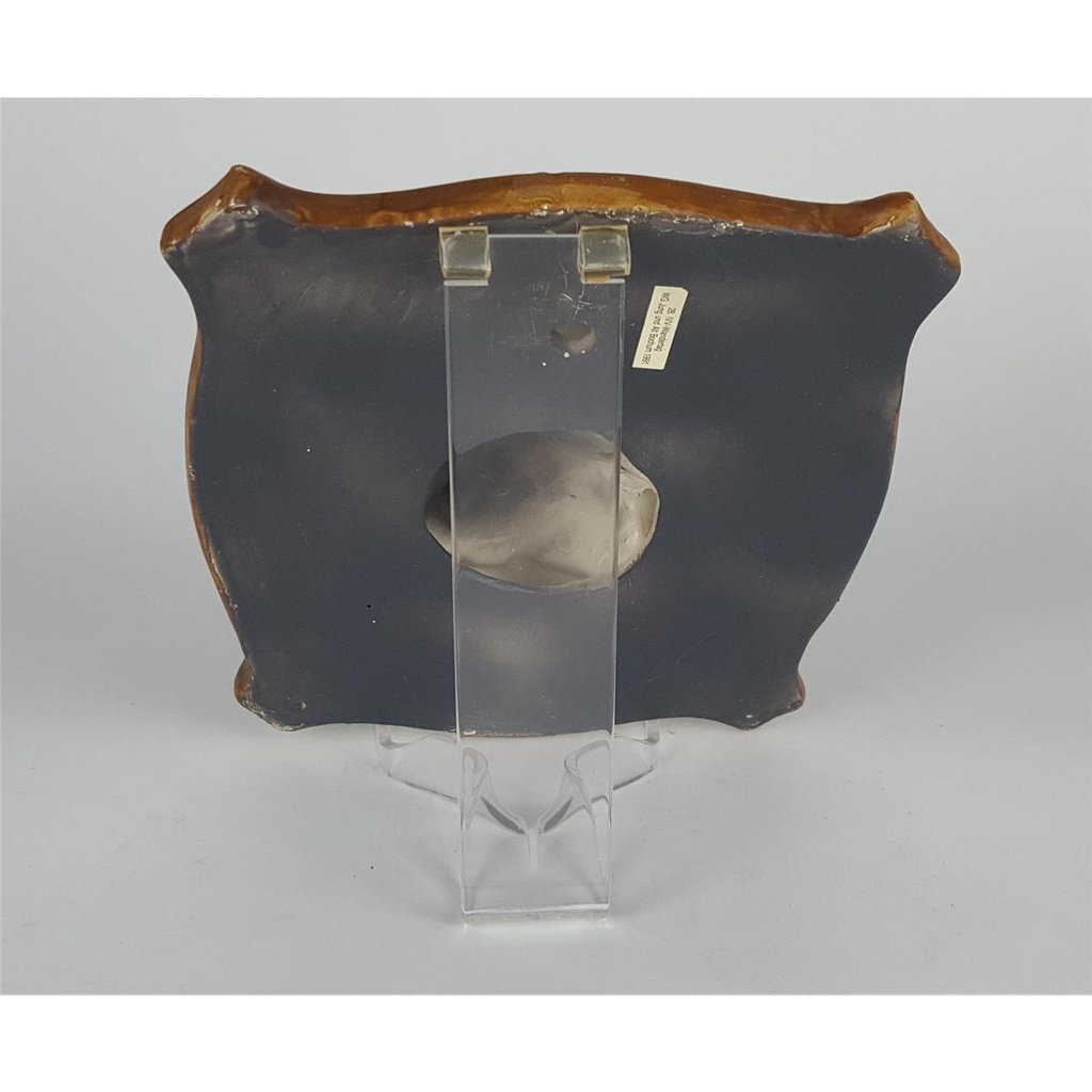 [2118989] 3D Porzellan Wandbild Deko Frau mit Obstkorb 16x19 cm Bild 4