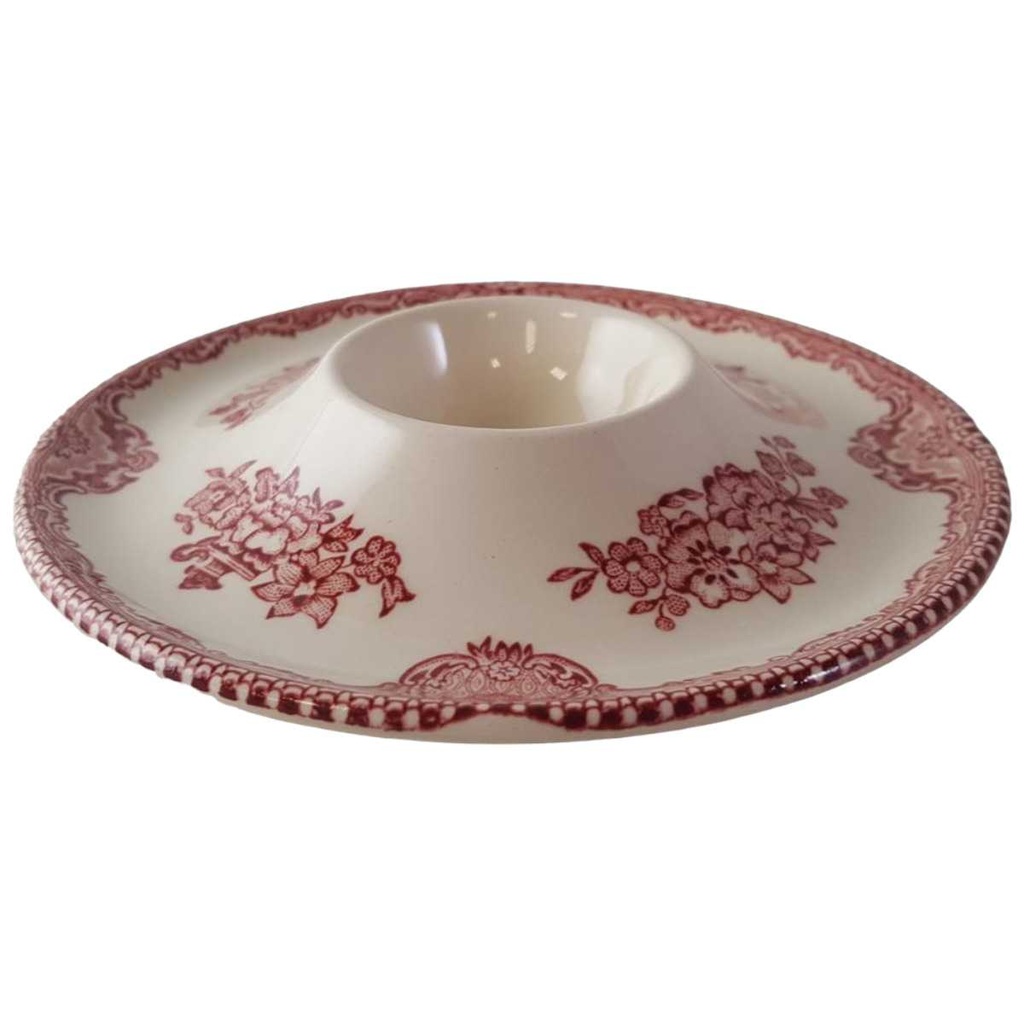 [45813315] Eierbecher mit Schalenablage Johnson Bros Old Britain Castles Rot Bild 2