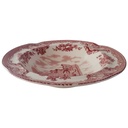 [45813319] Dessertschale mit Fahne 16,3 cm Johnson Bros Old Britain Castles Rot gebraucht - sehr gut Bild 2