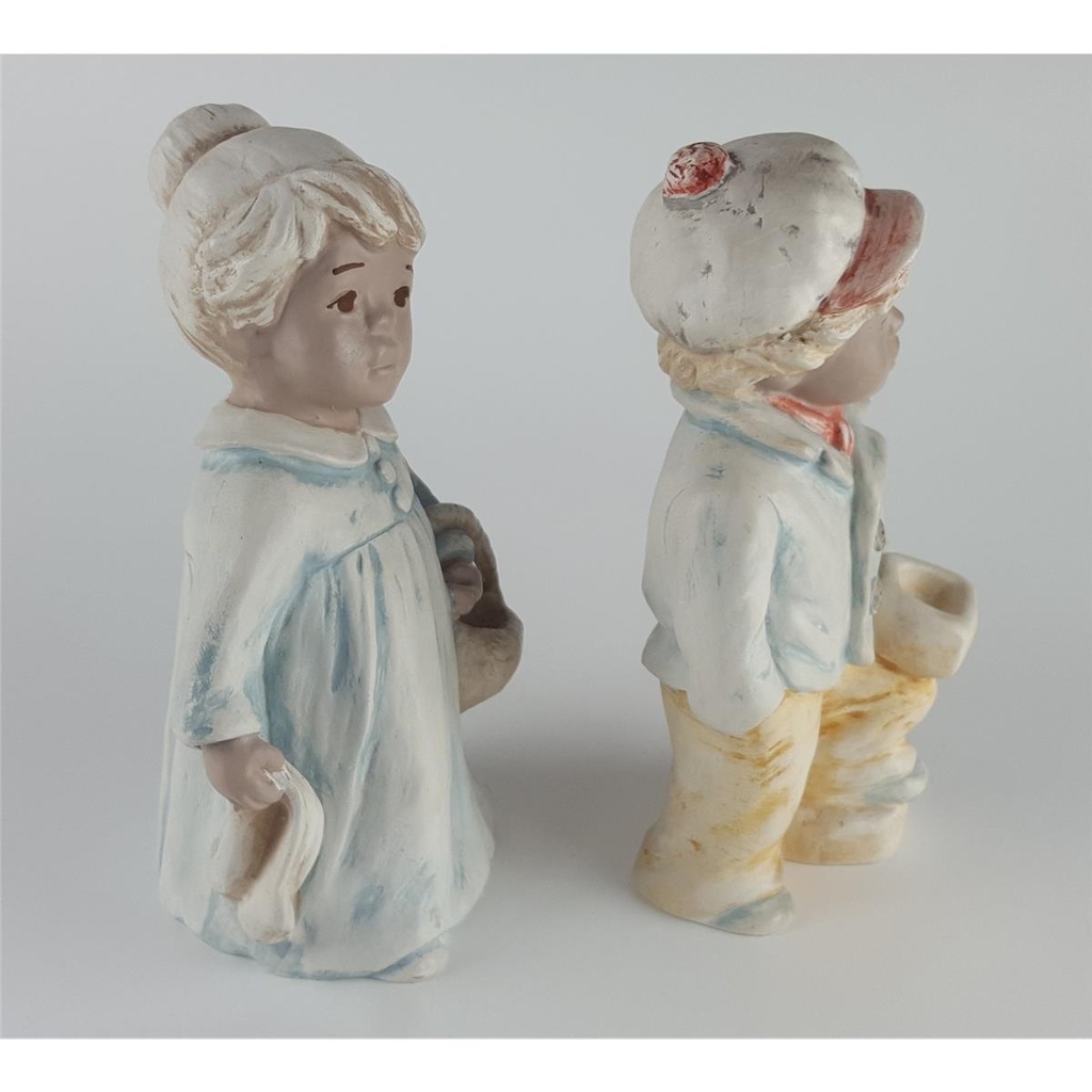 [458133192] Steinfiguren Figur Mädchen und Junge 2 tlg Bild 2