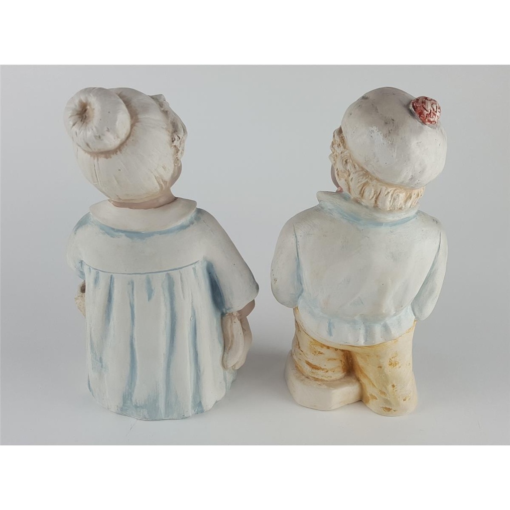 [458133192] Steinfiguren Figur Mädchen und Junge 2 tlg Bild 3