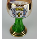 [458133205] Weinglas Römer Andenkenglas München Goldrand H 14,4 cm Bild 2