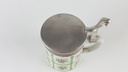 [2118993] BMF Bierkrug mit Deckel 0,5 L Blumendekor rosa grün braun Bild 5
