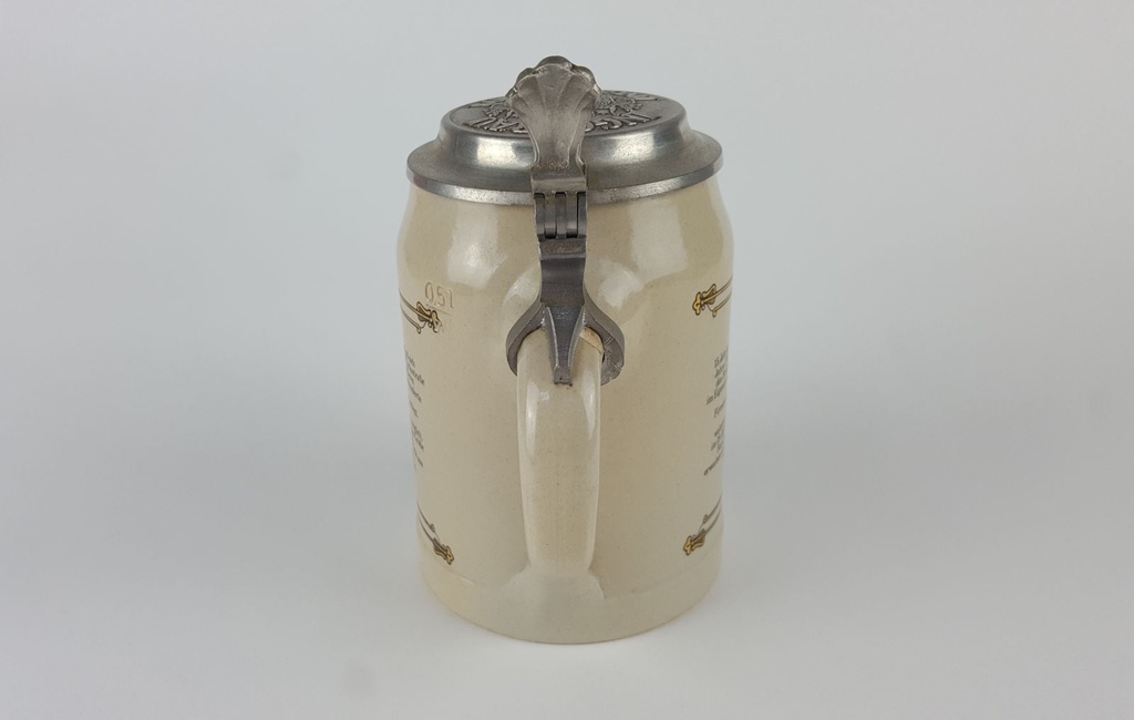 [2118994] Bierkrug mit Deckel 0,5 L Motiv Ingolbräu Ingolstadt Kreuzthor und Münster Bild 4