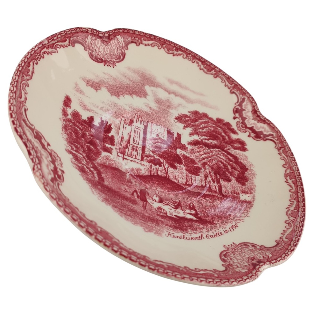 [45813326] Untertasse für Tee/Kaffee 14,2 cm Johnson Bros Old Britain Castles Rot Bild 2
