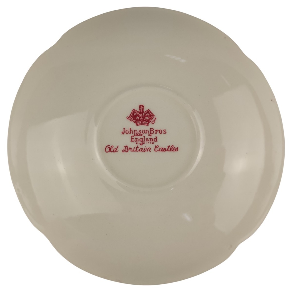 [45813326] Untertasse für Tee/Kaffee 14,2 cm Johnson Bros Old Britain Castles Rot Bild 5