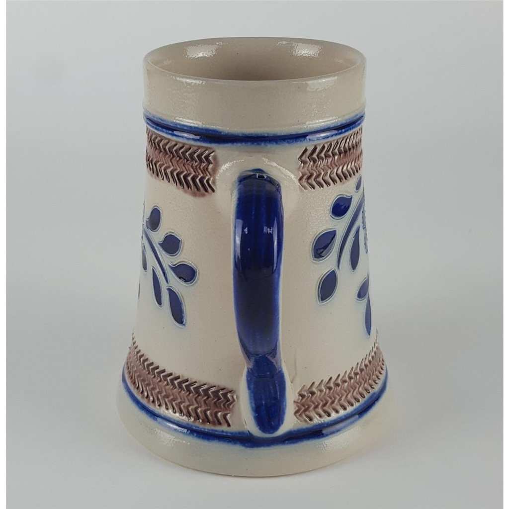 [458133266] Keramik Salzglasur Bierkrug mit Motiv H 14,5 cm Bild 5