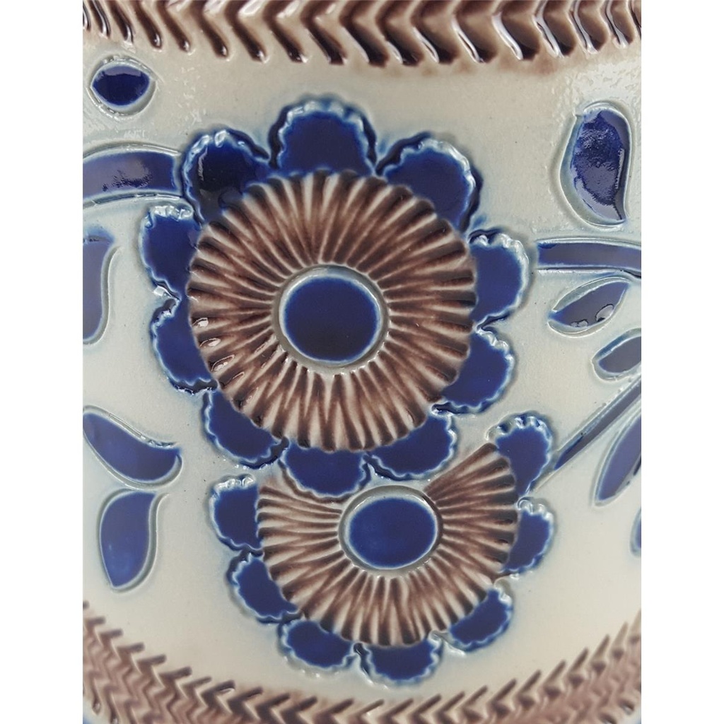 [458133266] Keramik Salzglasur Bierkrug mit Motiv H 14,5 cm Bild 7