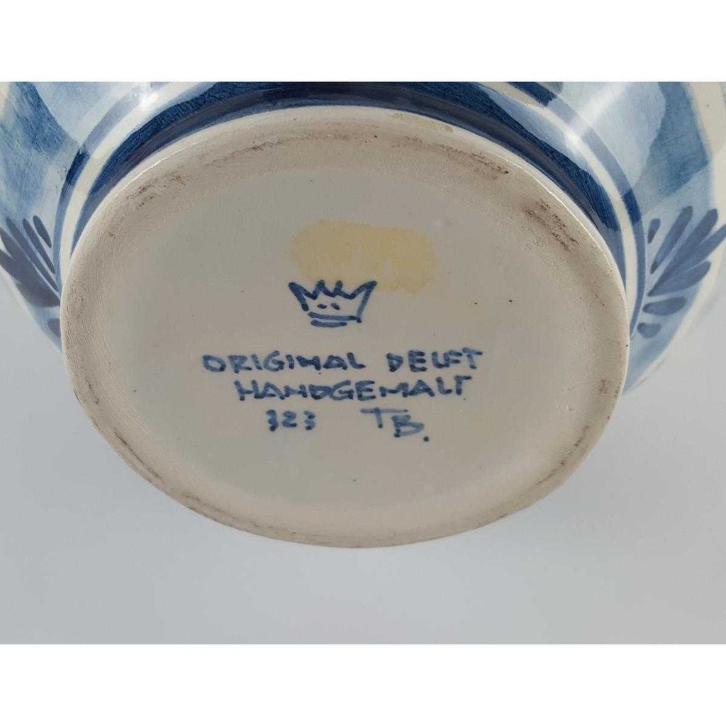 [458133273] Blumenvase Handarbeit 29,5 cm Delfts Blauw Blumen gebraucht - gut Bild 6