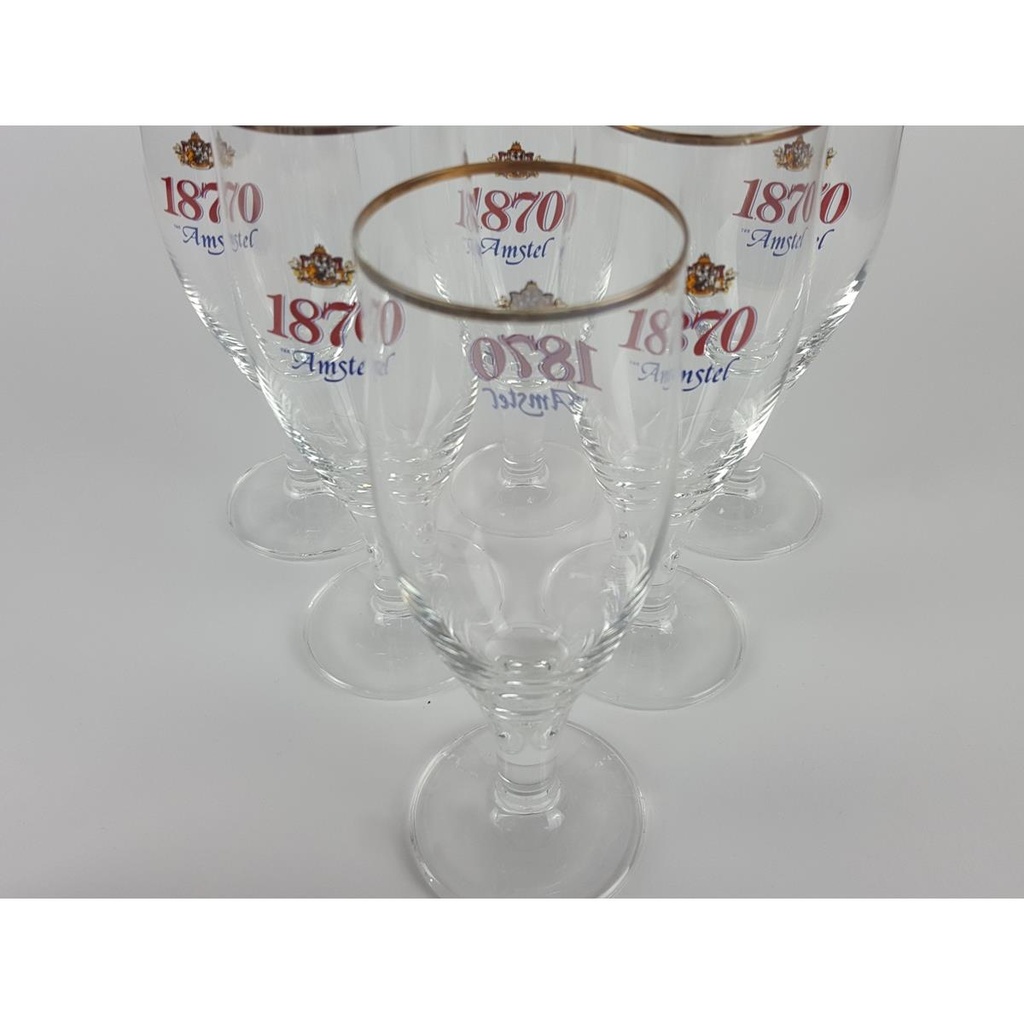 [2118997] 6er Set Amstel 1870 Bierglas Biergläser Biertulpen 0,2 L im Karton Bild 4
