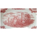 [45813328] Servierplatte 20,3x13 cm Johnson Bros Old Britain Castles Rot gebraucht - sehr gut Bild 2