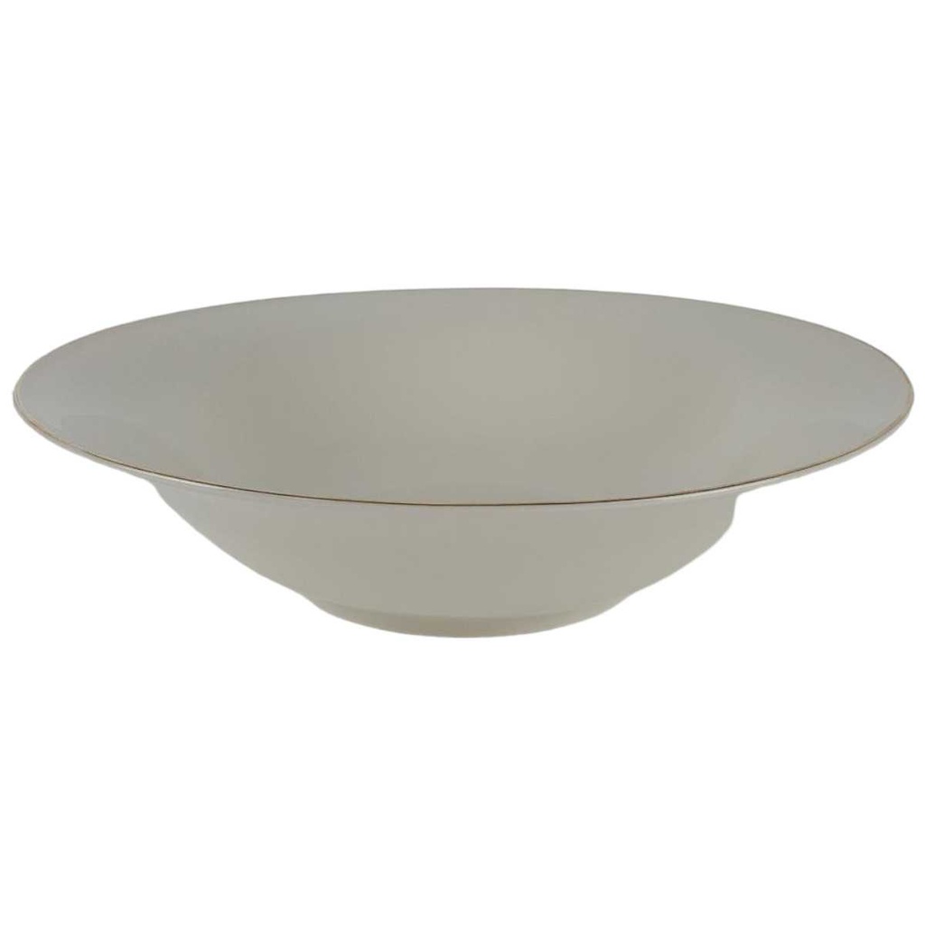 [458133281] Schüssel Servierschüssel Goldrand Bavaria Germany 6 cm Elfenbein Beige gebraucht - akzeptabel Bild 2