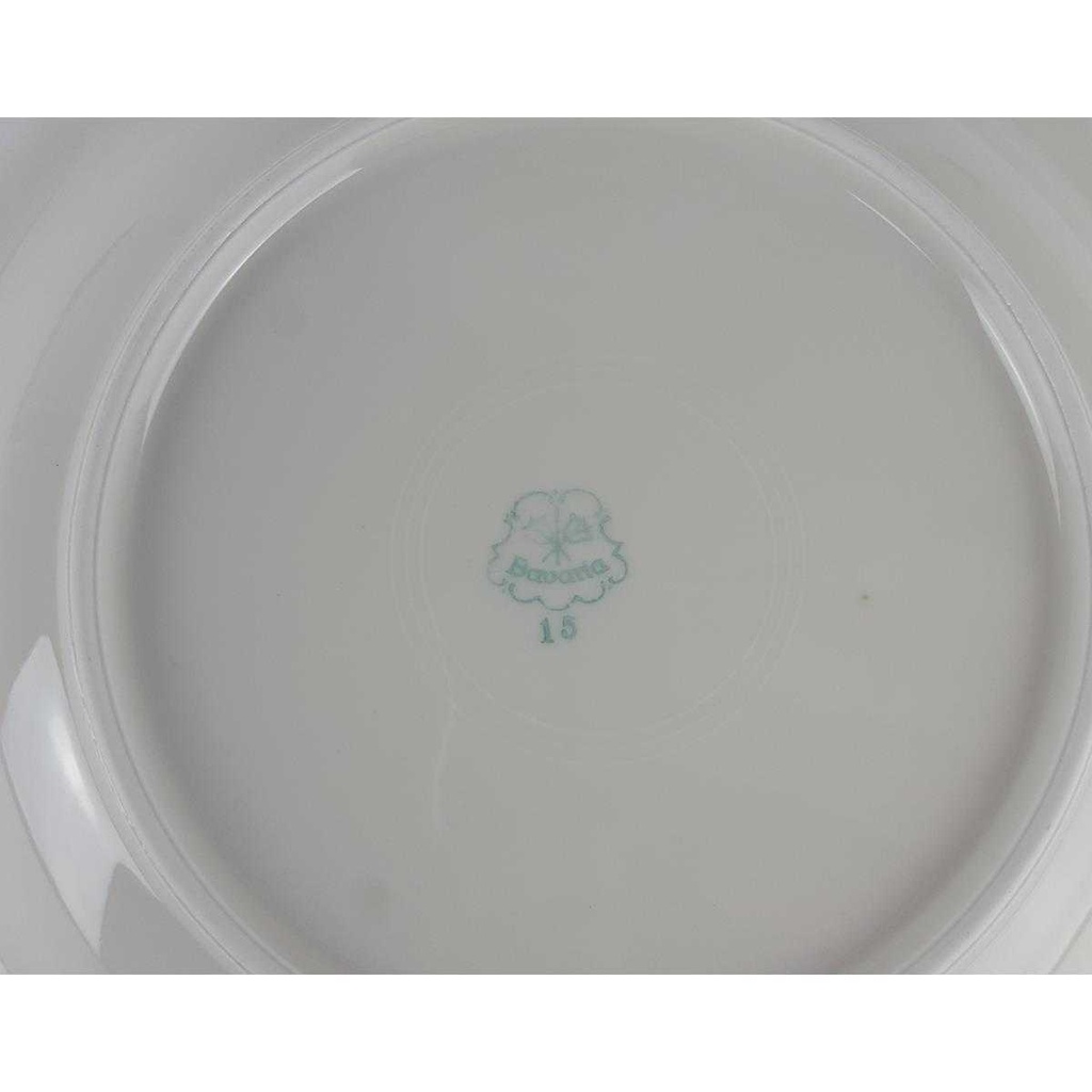 [458133281] Schüssel Servierschüssel Goldrand Bavaria Germany 6 cm Elfenbein Beige gebraucht - akzeptabel Bild 3