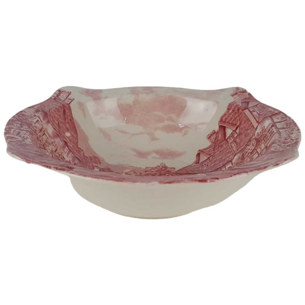 [458133289] Schüssel Servierschüssel 23 cm Johnson Bros Olde English Countryside Rot gebraucht - gut Bild 2