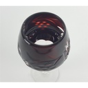 [458133299] Likörrömer Überfangglas Traube Kristallglas Kupferrubin H 13,5 cm Bild 4