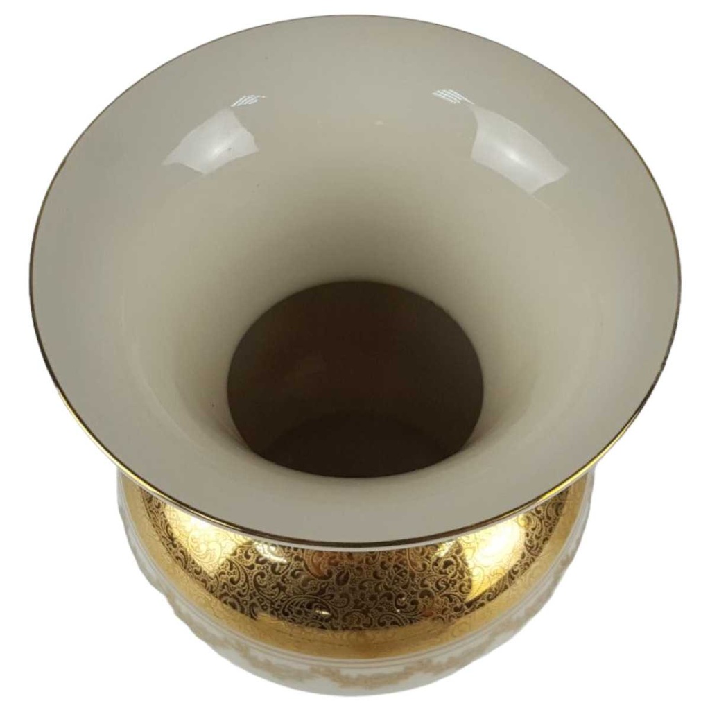 [458133333] Blumenvase Golddekor 17 cm Kaiser Porzellan Alka Kunst Elfenbein Beige gebraucht - gut Bild 2