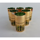 [2119000] 6er Set edle Wassergläser Tringläser mit Golddekor 0,2 L Bild 3