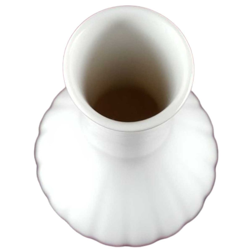 [458133345] Vase Blumenvase 19,9 cm Edelstein Bavaria Weiß gebraucht - gut Bild 2