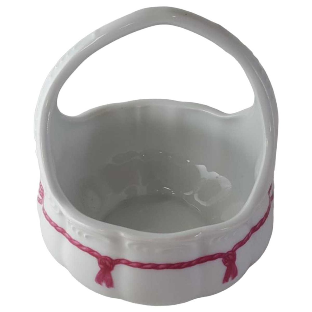 [45813335] Schale Henkelkorb Royal KPM Bavaria Rosa gebraucht - sehr gut Bild 2