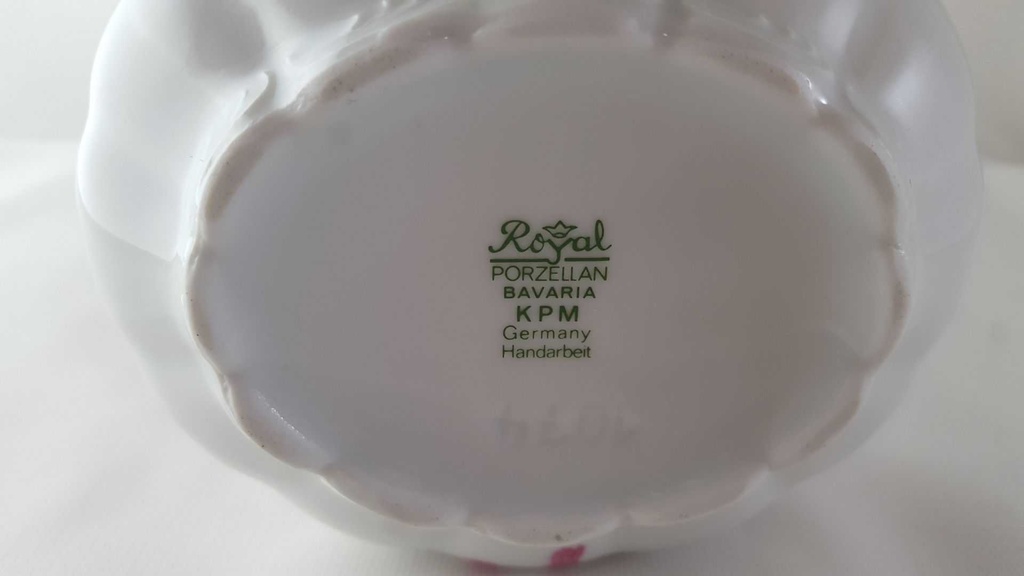 [45813335] Schale Henkelkorb Royal KPM Bavaria Rosa gebraucht - sehr gut Bild 6