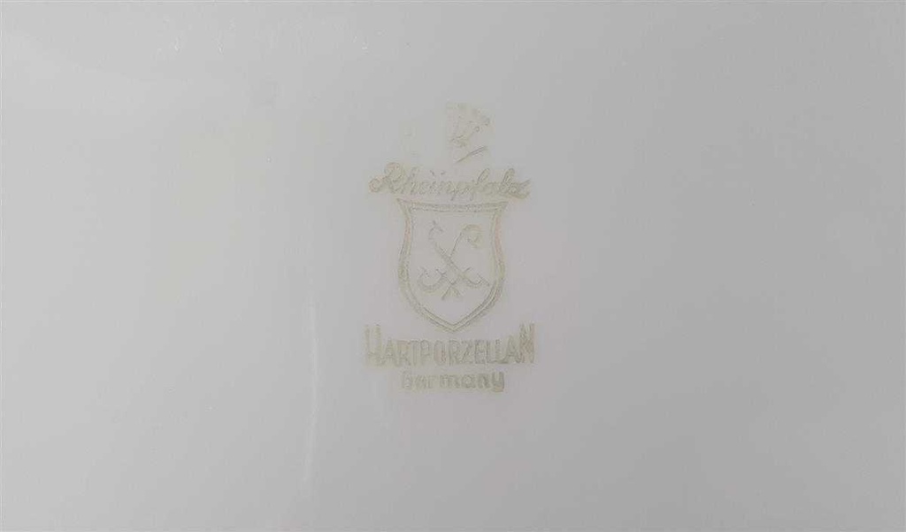 [45813336] Kuchenteller Dessertteller 20 cm Schaller Rheinpfalz Rosendekor gebraucht - gut Bild 4