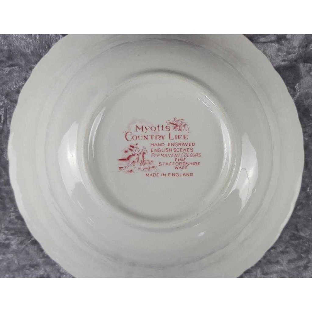 [458133427] Schüssel 21 cm Myott Country Life Rot gebraucht - gut Bild 3
