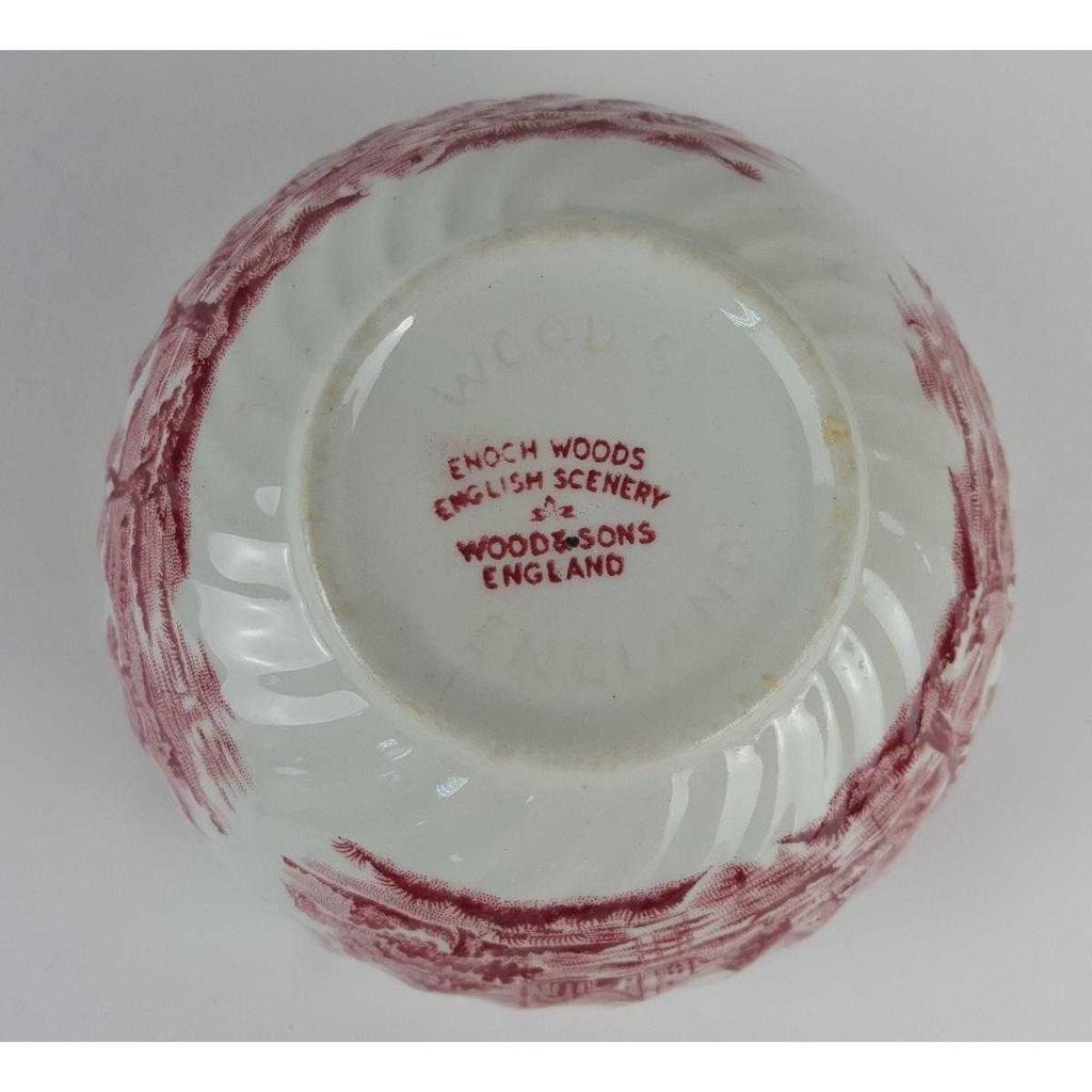 [458133561] Suppentasse Tasse Wood & Sons England English Scenery Rot gebraucht - akzeptabel Bild 4