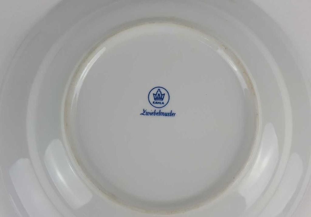 [458133568] Suppenteller 23,7 cm Kahla Zwiebelmuster gebraucht - gut Bild 3