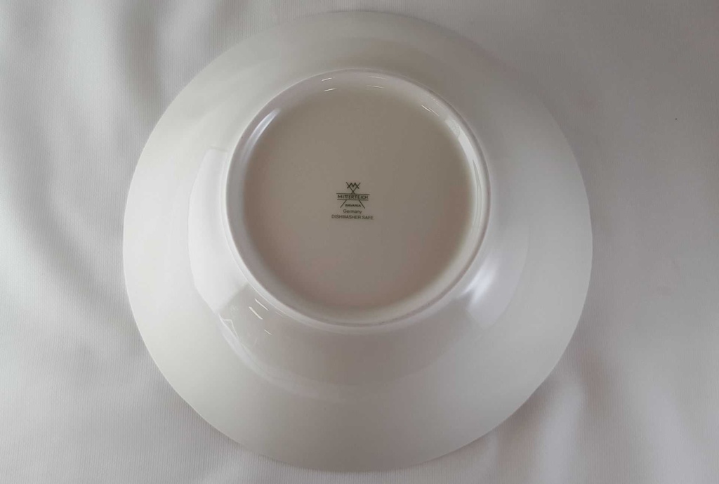 [45813358] Schüssel Servierschüssel 24,5 cm Mitterteich Form 2250 Stefanie Blümchen Blaurand gebraucht - neuwertig Bild 4