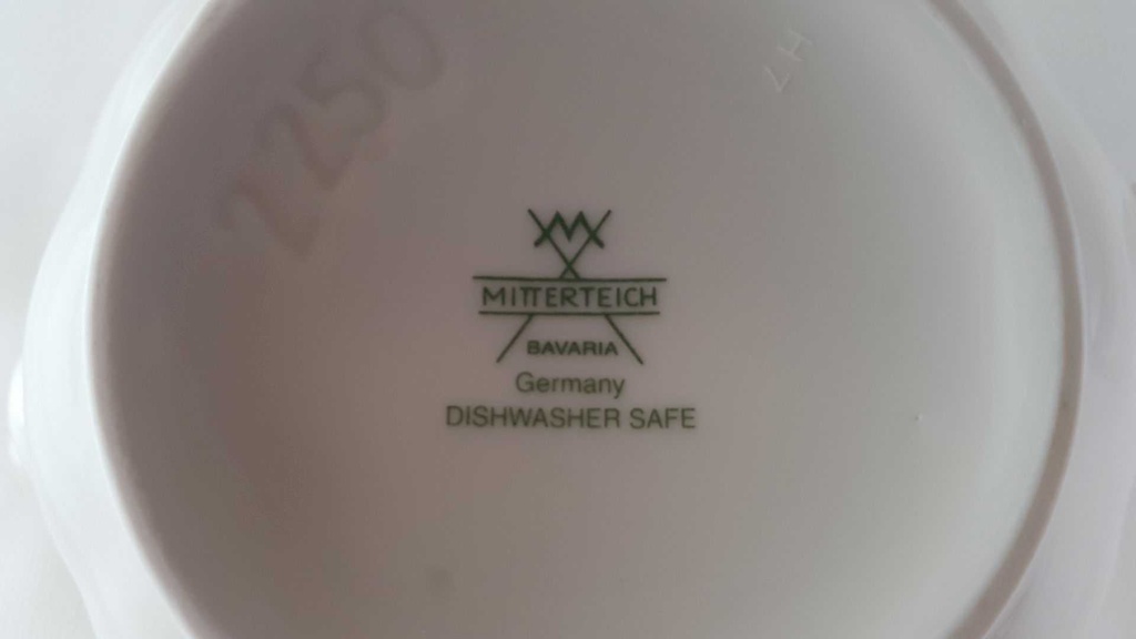 [45813359] Sauciere Mitterteich Form 2250 Stefanie Blümchen Blaurand gebraucht - neuwertig Bild 7