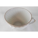 [45813364] Kaffeetasse Tasse Goldrand Golddekor Gareis Form 640 Rillenrelief Bild 3