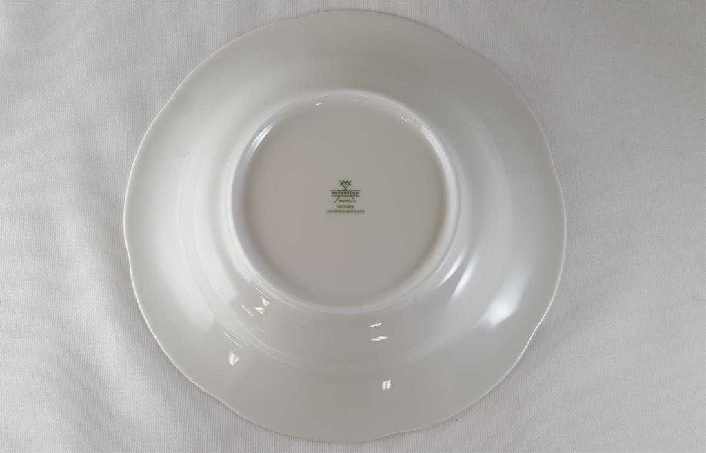 [45813365] Suppenteller 22,5 cm Mitterteich Form 2250 Stefanie Blümchen Blaurand gebraucht - neuwertig Bild 4