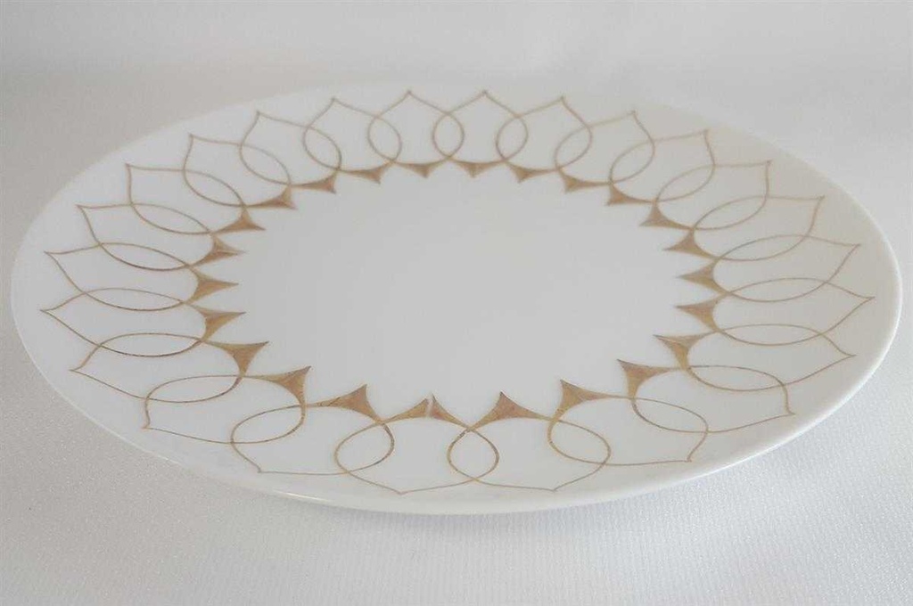 [4581337] Kuchenteller 19 cm Rosenthal Lotus Goldsilhouette Björn Wiinblad gebraucht - gut Bild 2