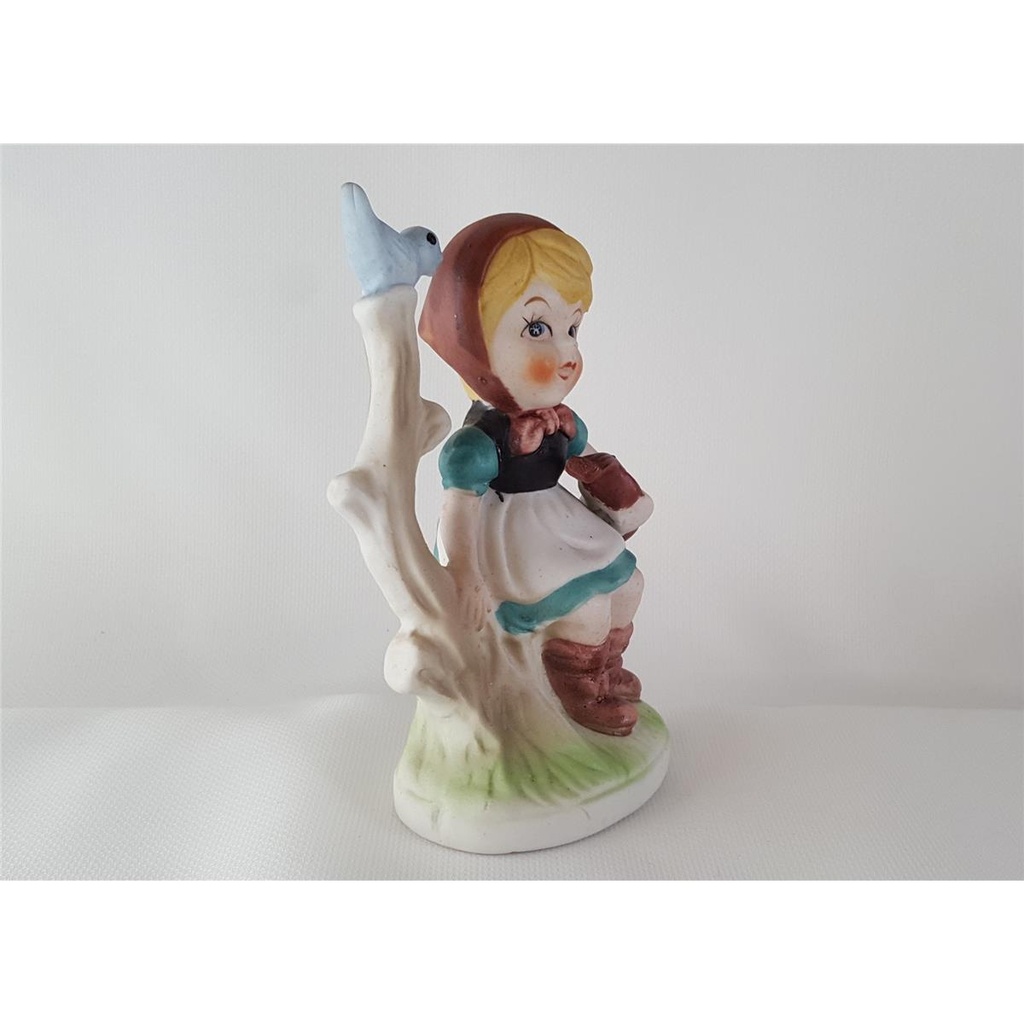 [45813384] Porzellan Figur Mädchen sitzend H 12,7 cm Bild 2