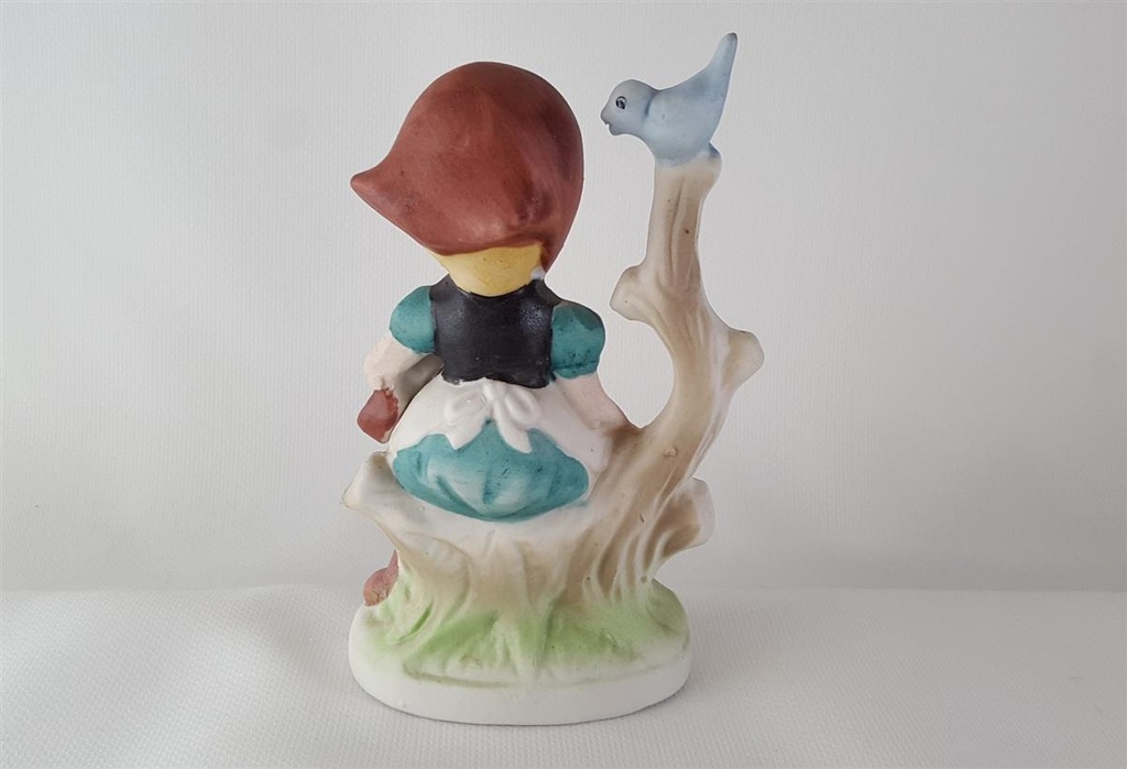 [45813384] Porzellan Figur Mädchen sitzend H 12,7 cm Bild 3