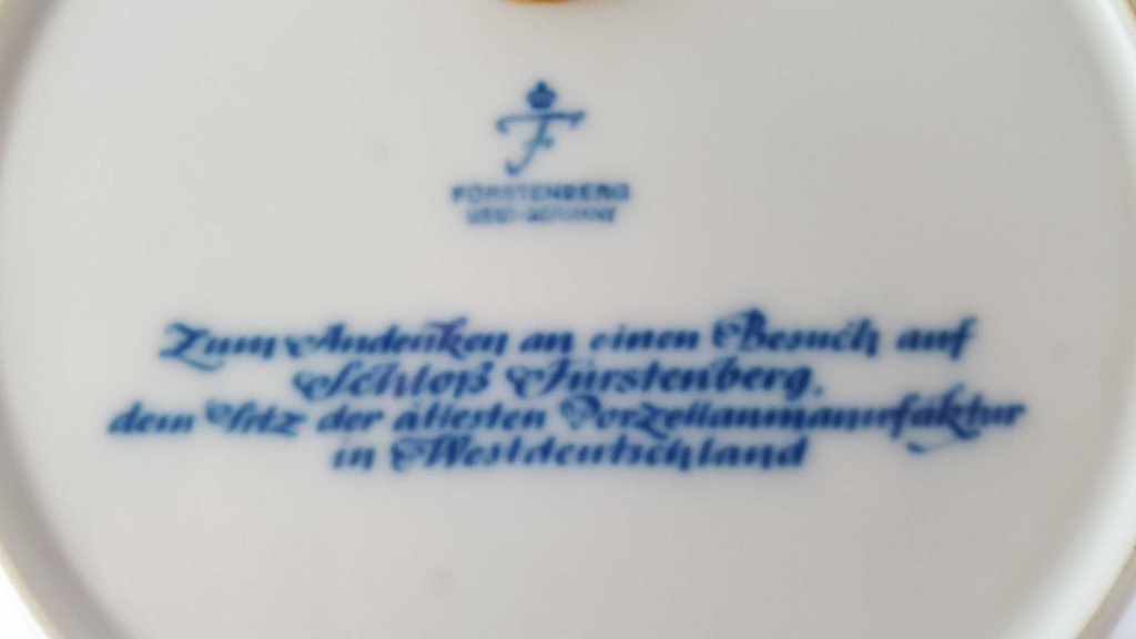 [45813397] Wandteller Sammelteller Fürstenberg Sonstige Blau gebraucht - sehr gut Bild 3