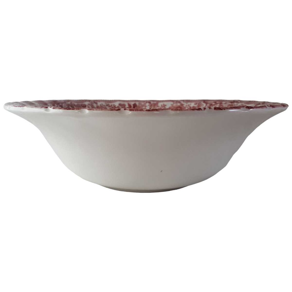 [45813404] Schüssel Servierschüssel 21,2 cm Myott Tonquin Rot gebraucht - sehr gut Bild 2