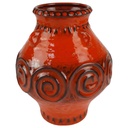 [458134272] Blumenvase 20 cm Jasba Keramik Orange gebraucht - gut Bild 2