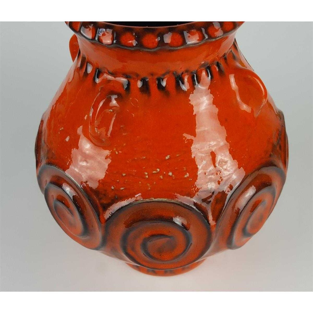 [458134272] Blumenvase 20 cm Jasba Keramik Orange gebraucht - gut Bild 3