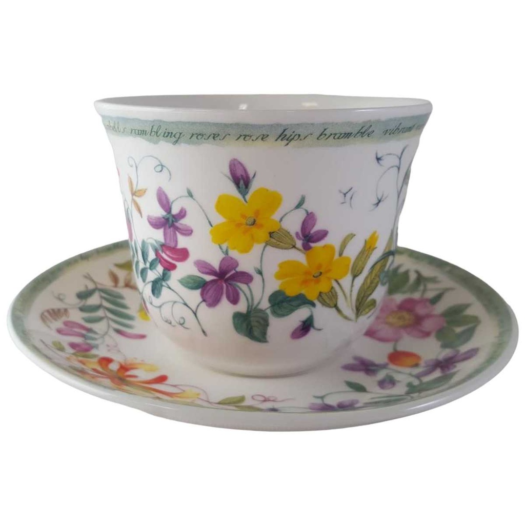 [45813434] Jumbotasse mit Untertasse Roy Kirkham Hedgerow England gebraucht - sehr gut Bild 2