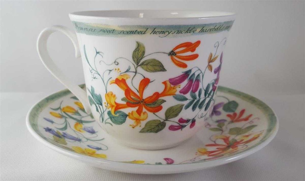 [45813434] Jumbotasse mit Untertasse Roy Kirkham Hedgerow England gebraucht - sehr gut Bild 3
