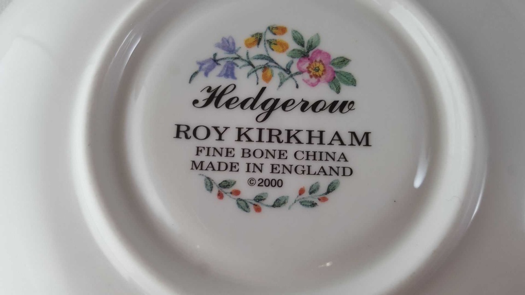 [45813434] Jumbotasse mit Untertasse Roy Kirkham Hedgerow England gebraucht - sehr gut Bild 8